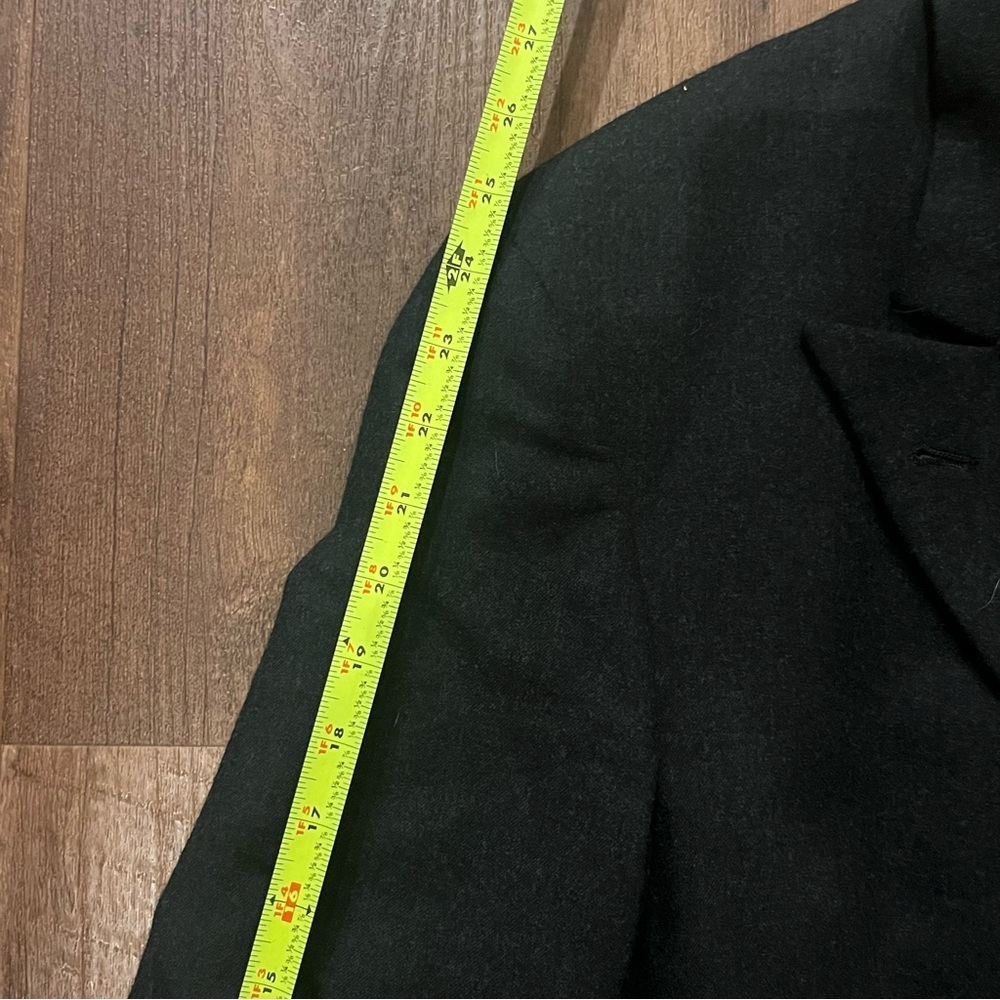 Burberry Vintage Charcoal Double Breasted Blazer - Picture 8 of 11